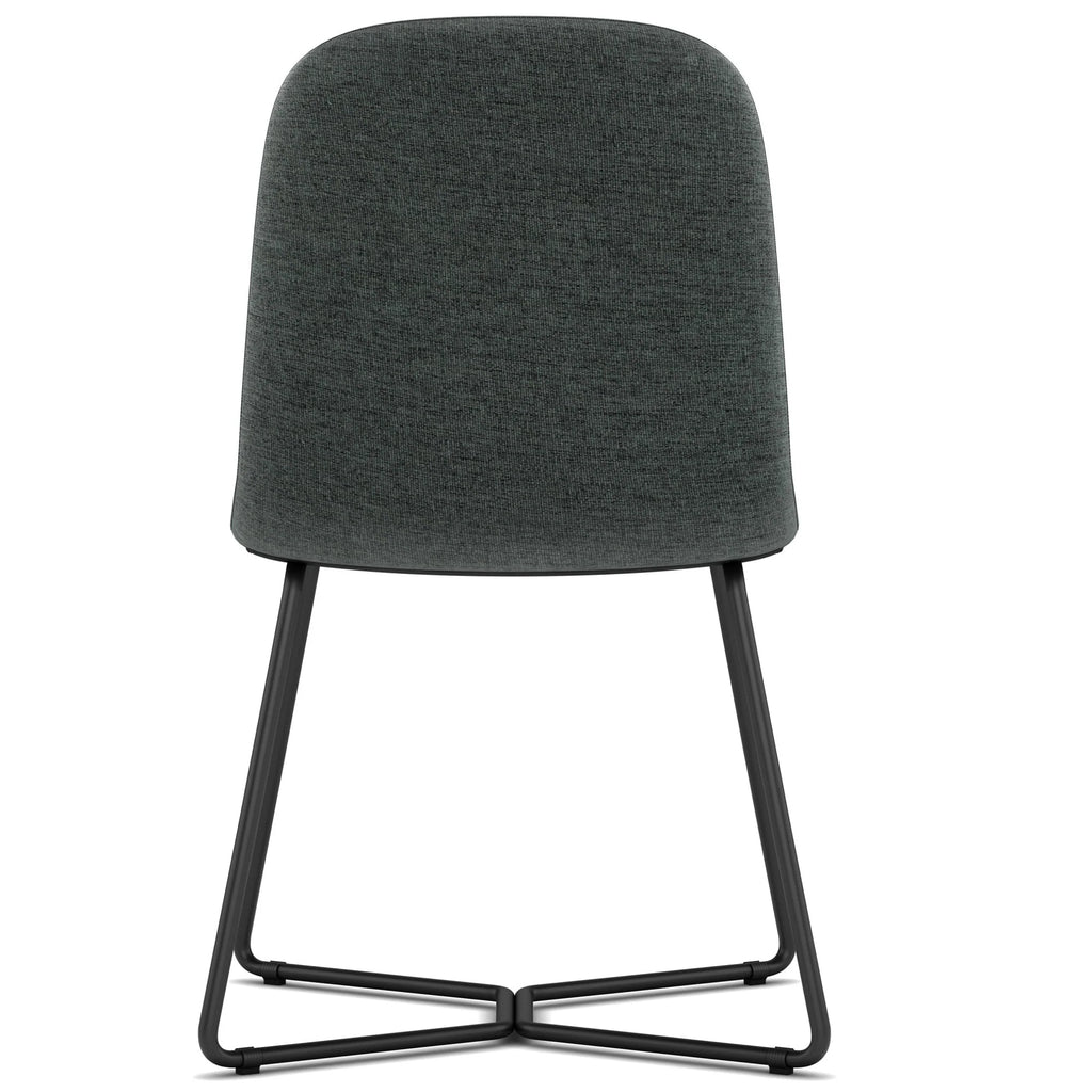 Simpli Home Wilcox Modern Dining Chairs Set of 4 – Charcoal Grey NEW NIB