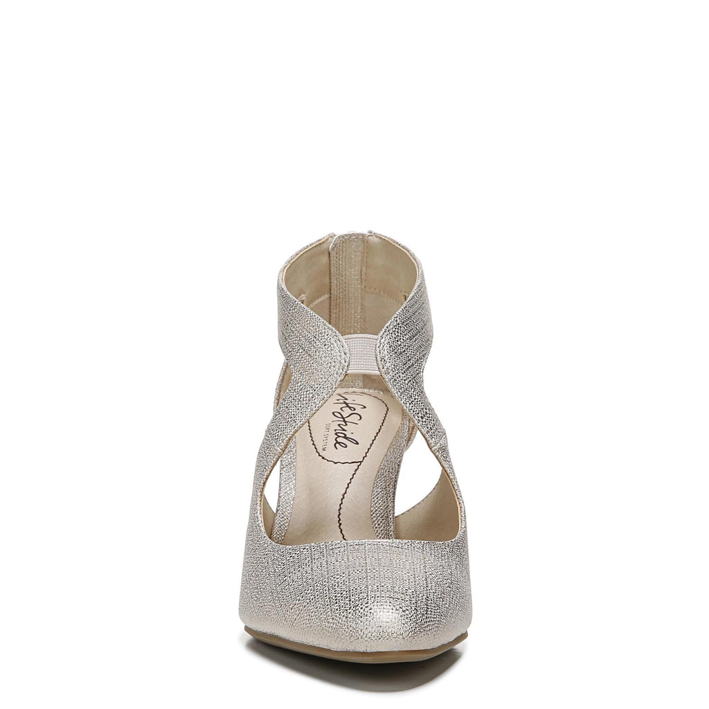 Lifestride Womens Giovanna 2 Pumps Platino, Gold, size 9