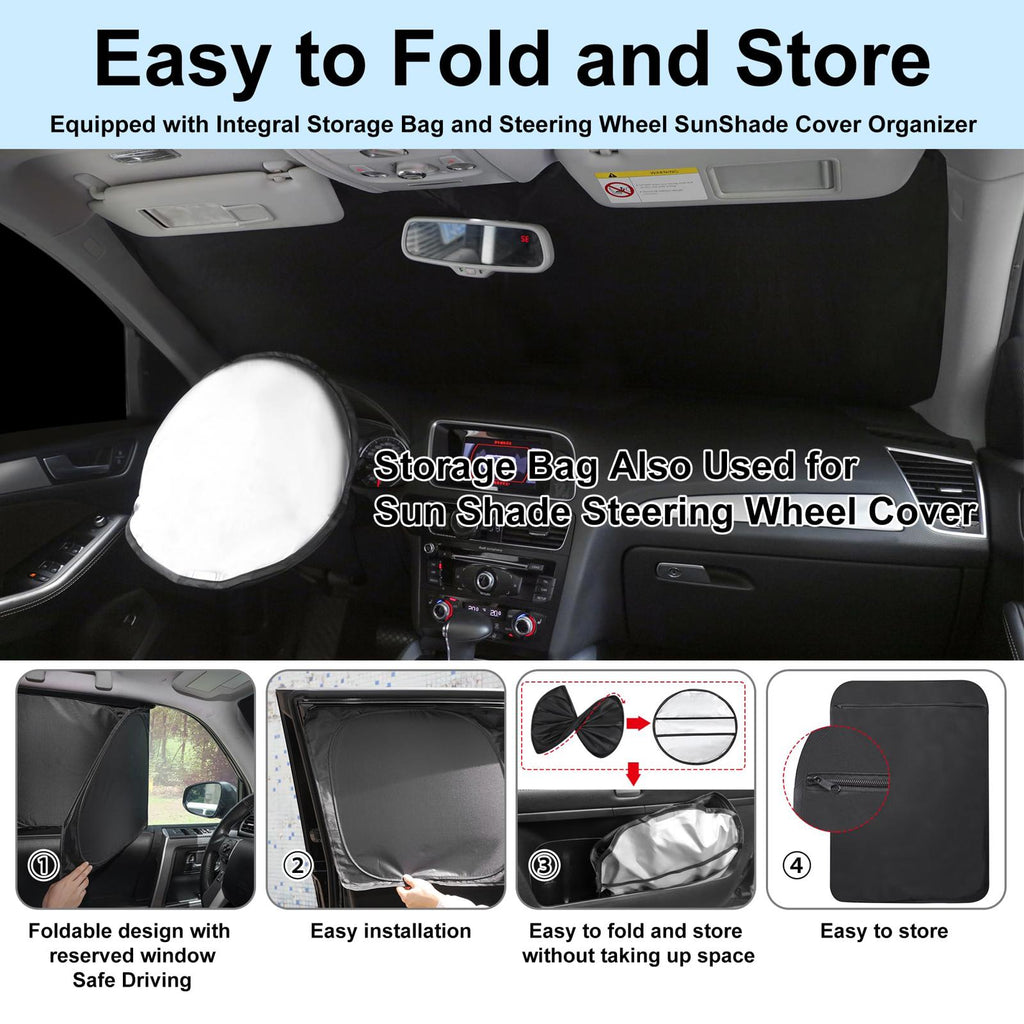 Windshield Sun Shade Custom Fit for 2020-2024 2025 2026 Ford Escape
