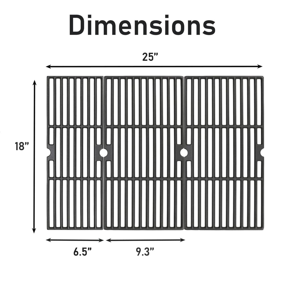 18 Inch Grill Grates for Charbroil Performance Grills (and other 18" grills)