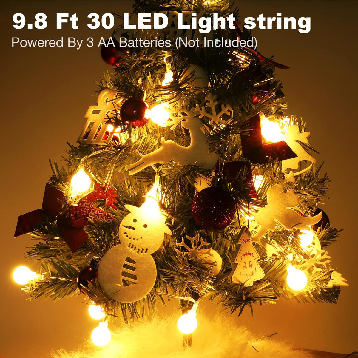 2ft Mini Tabletop Christmas Tree, open box