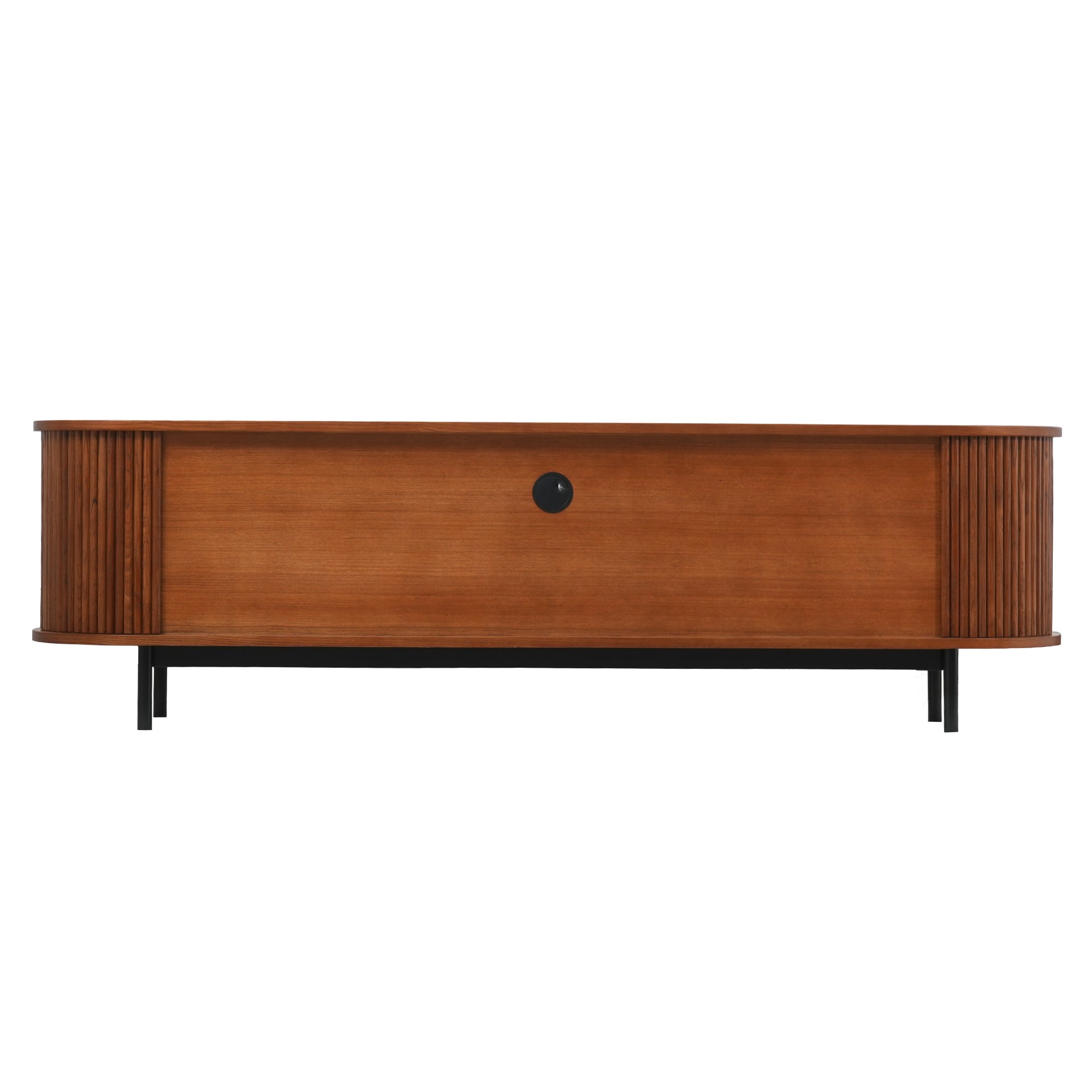 Linear Wood TV Stand
