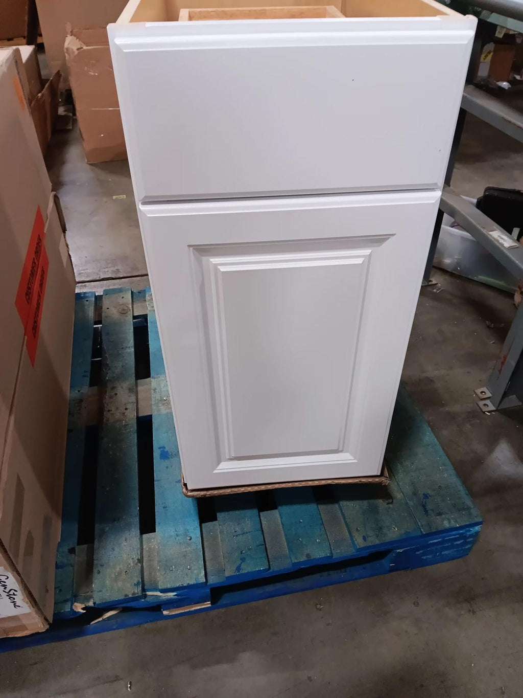 HAMPTON BAY KB15-SSW Rsi Home Products Shaker Base Cabinet, White, 15"