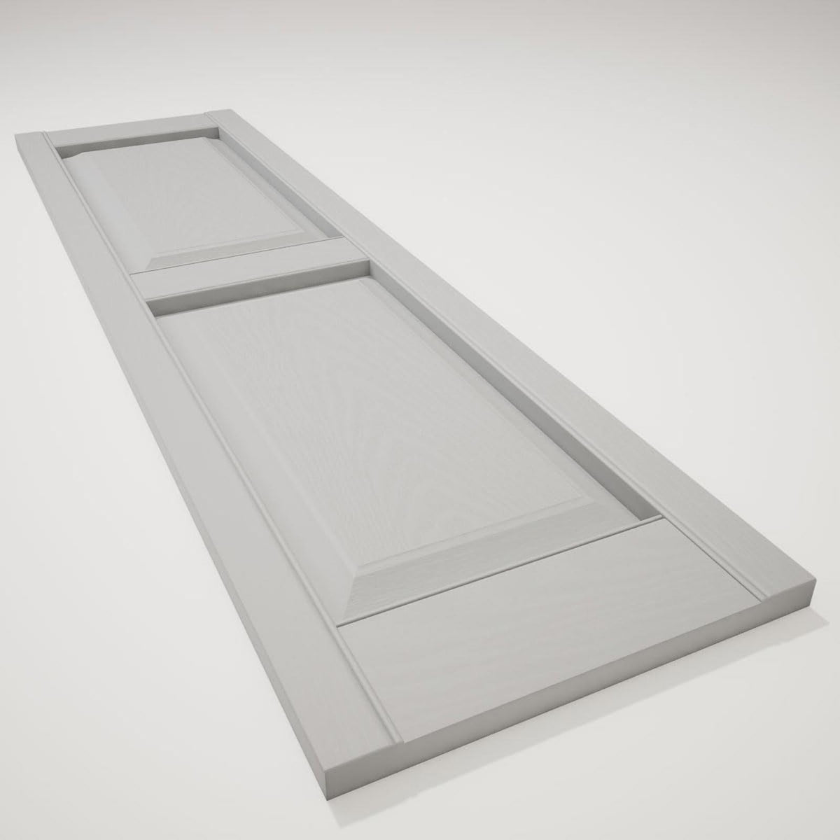 Pair of Ekena Millwork Vinyl Raised Panel Shutters, 14.75"x51", LP2S14X05100PG