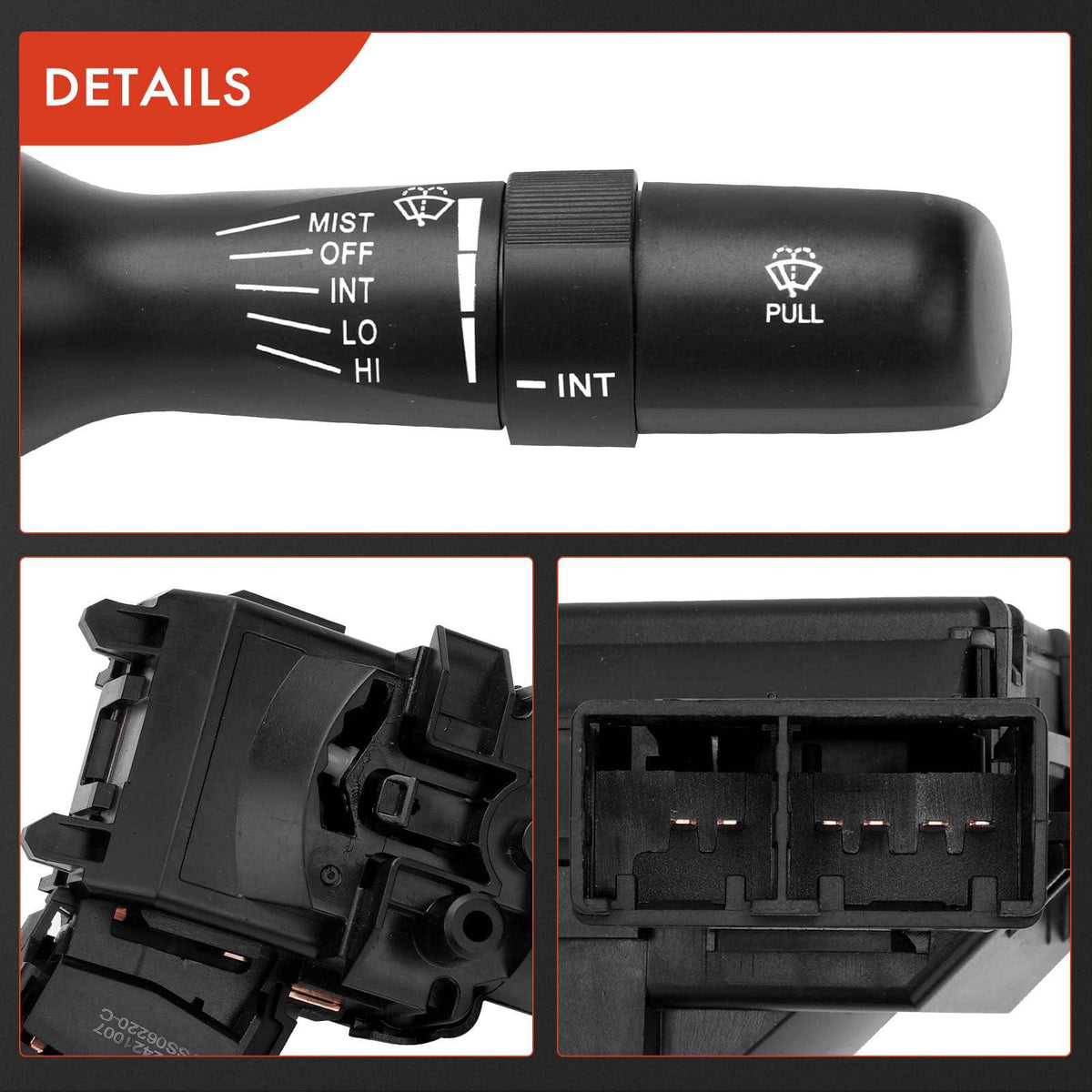 A-Premium Windshield Wiper and Washer Switch Assembly for Lexus