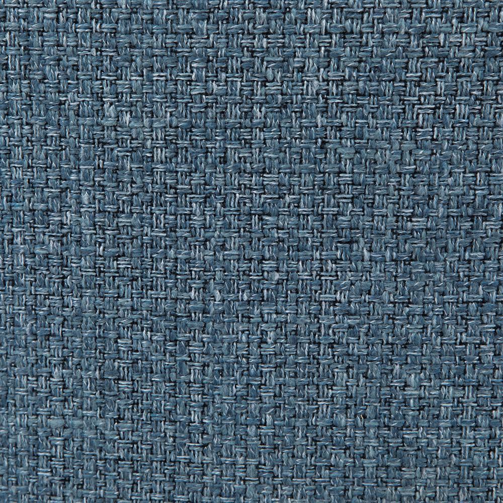 Simpli Home Malden Mid-Century Dining Accent Chair – Denim Blue Walnut NEW