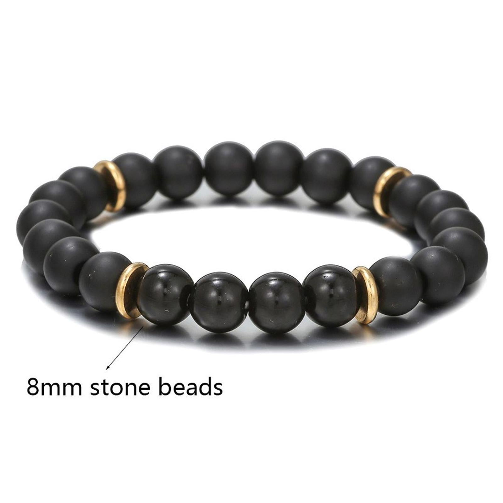 Lava Rock Bead Bracelets