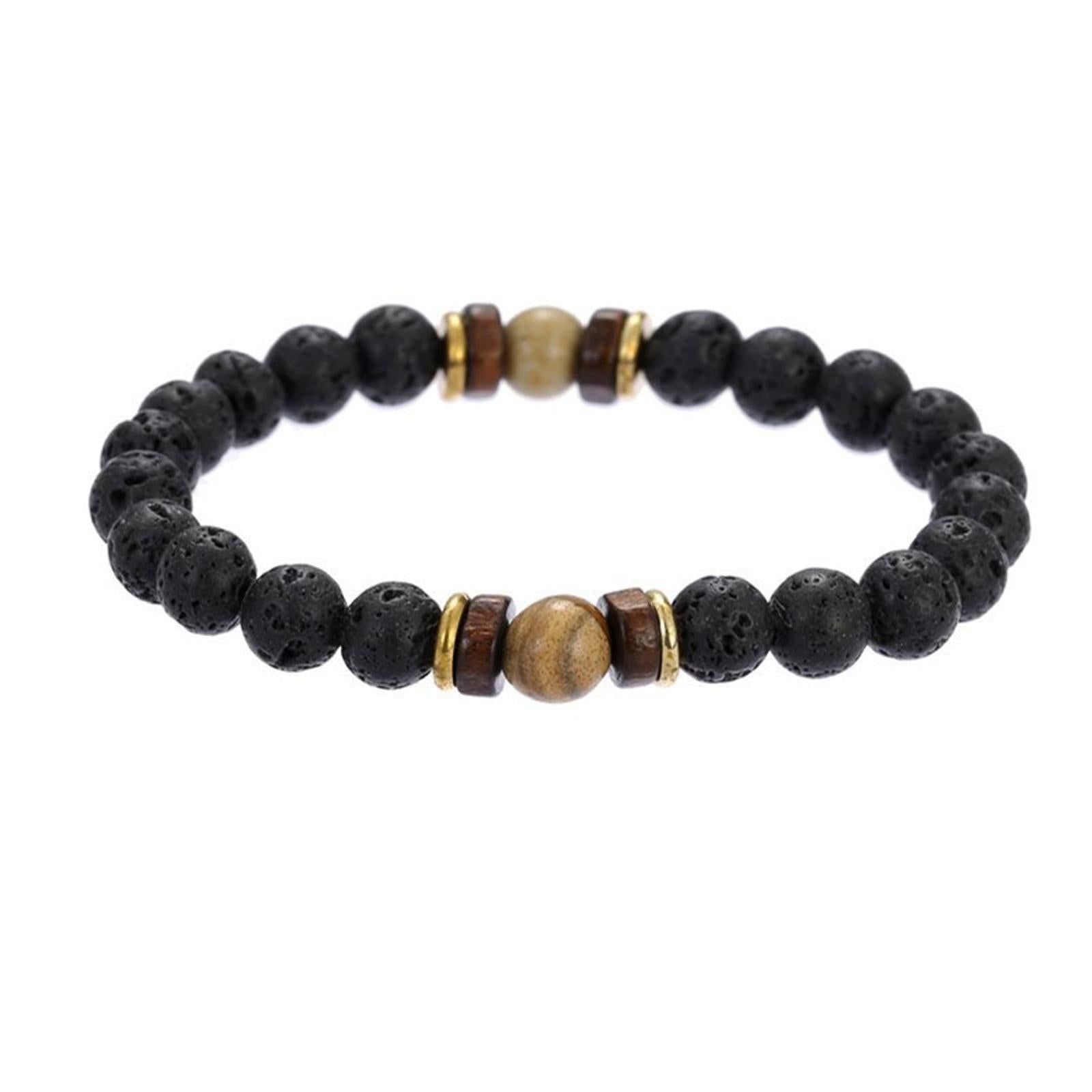 Lava Rock Bead Bracelets