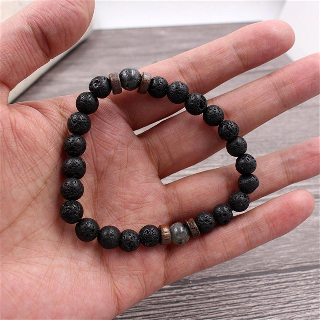 Lava Rock Bead Bracelets