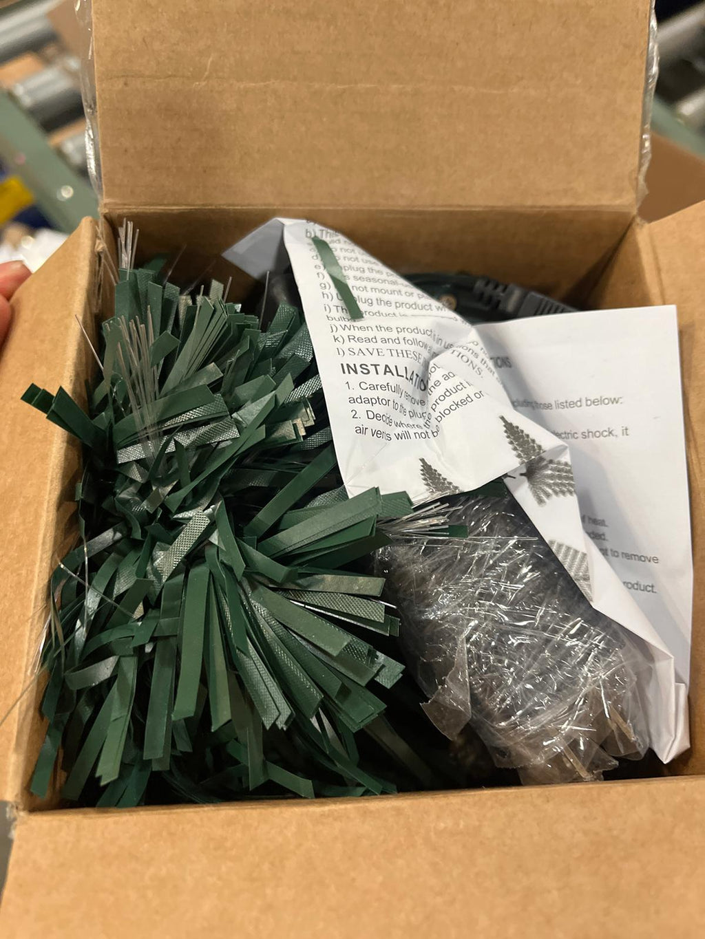 3ft Pre-Lit Fiber Optic Artificial Christmas Tree with Top Star