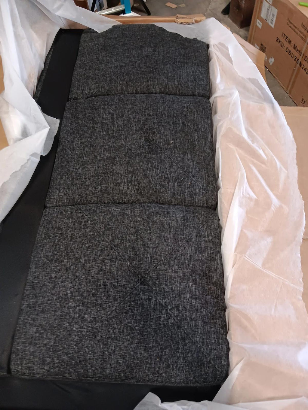 Lifestyle Furniture Right-Facing (Left Arm) Sofa, Cloud Gray (Sofa ONLY)