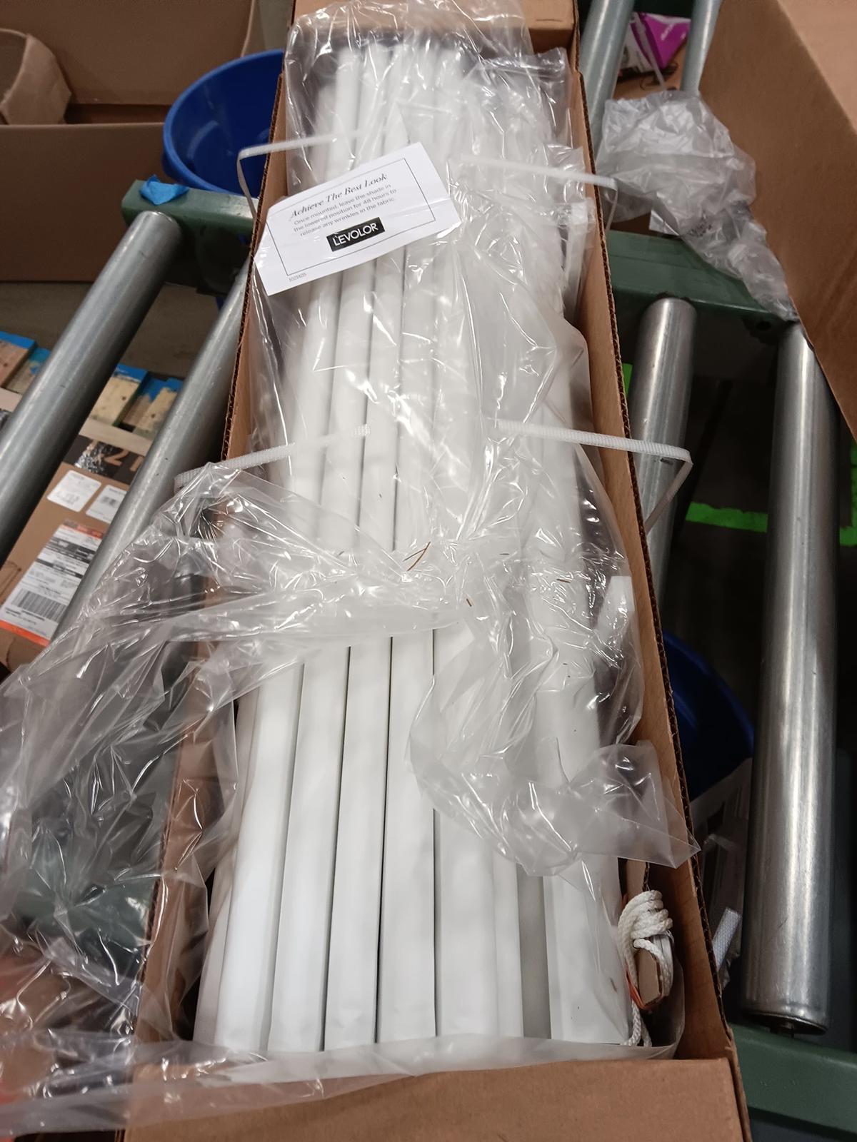 Levolor Roman Shades, White, 28x46