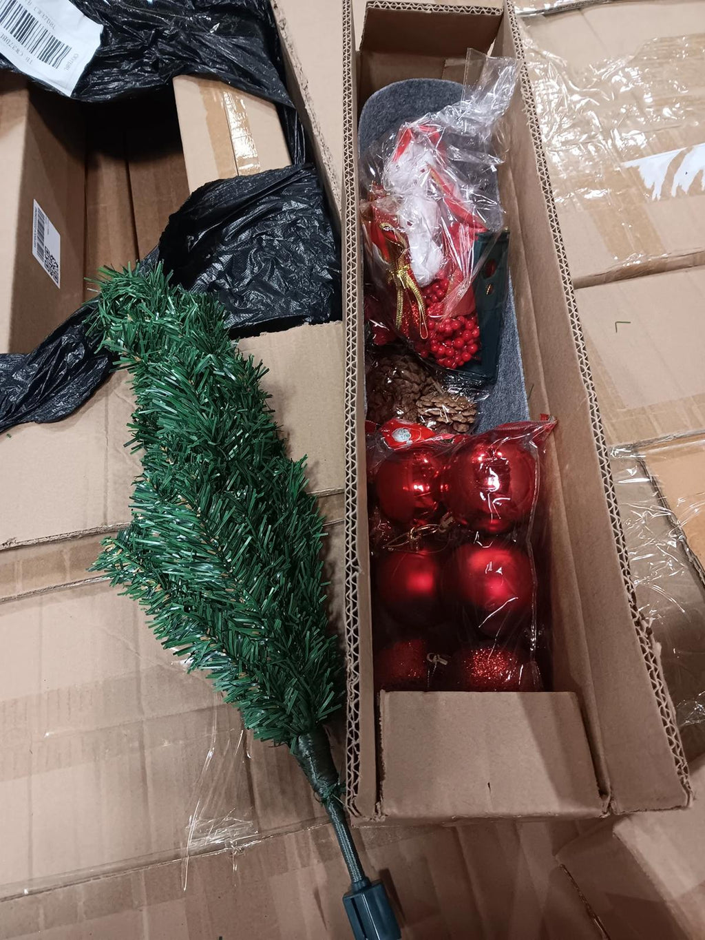2ft Mini Tabletop Christmas Tree, open box