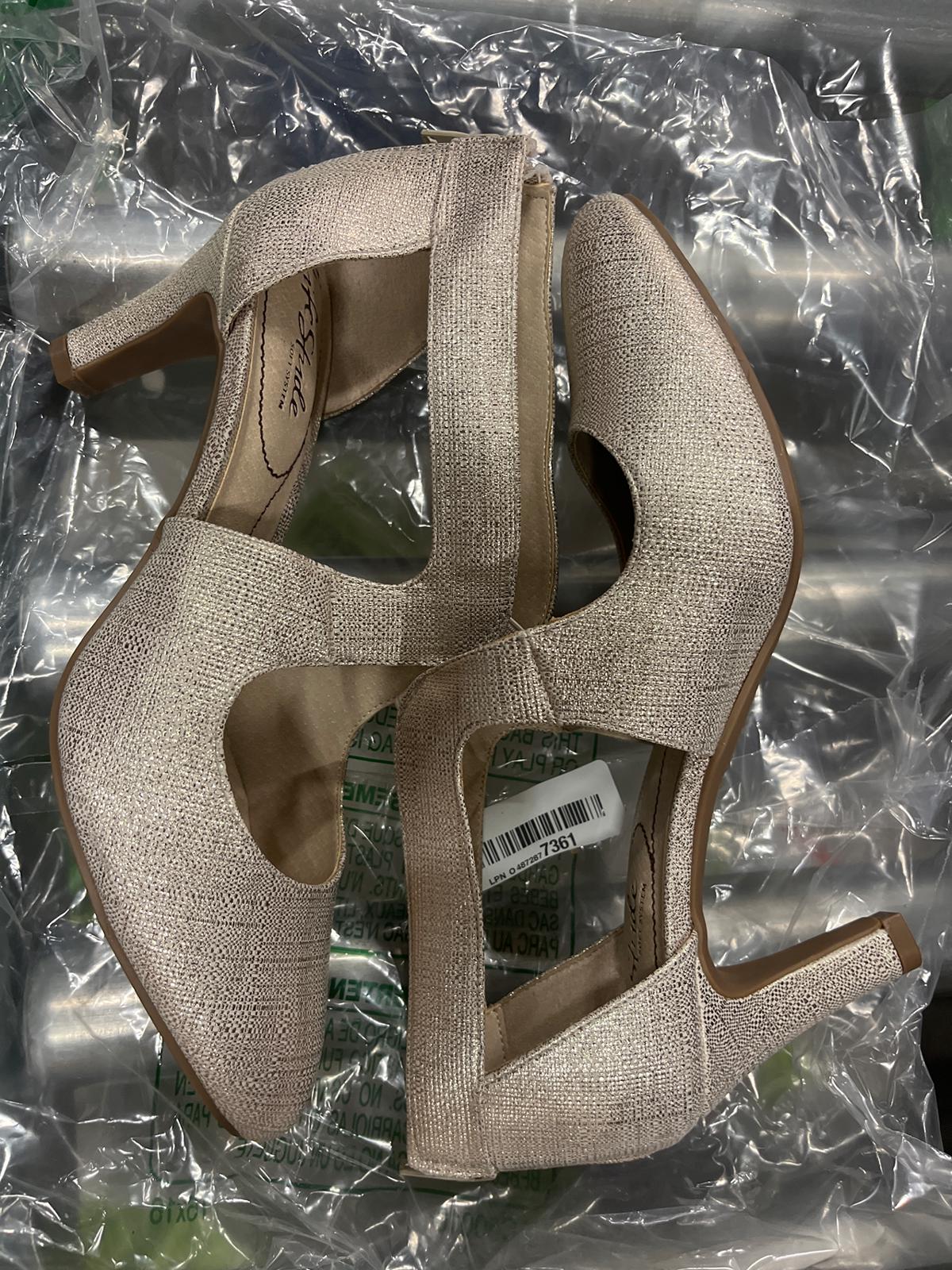 Lifestride Womens Giovanna 2 Pumps Platino, Gold, size 9