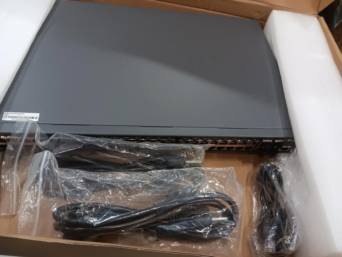 BDCOM S2900-48T4X-2AC 48-Port Gigabit RJ45 + 4-Port 10G SFP+ L3-lite Stackable Managed Switch