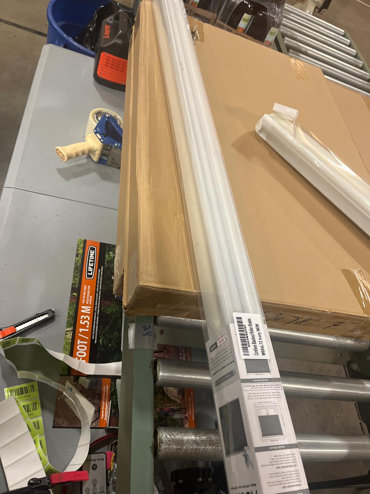 AOSKY Roller Window Shades, White, 65" x 72", Like New - PDX Furnish