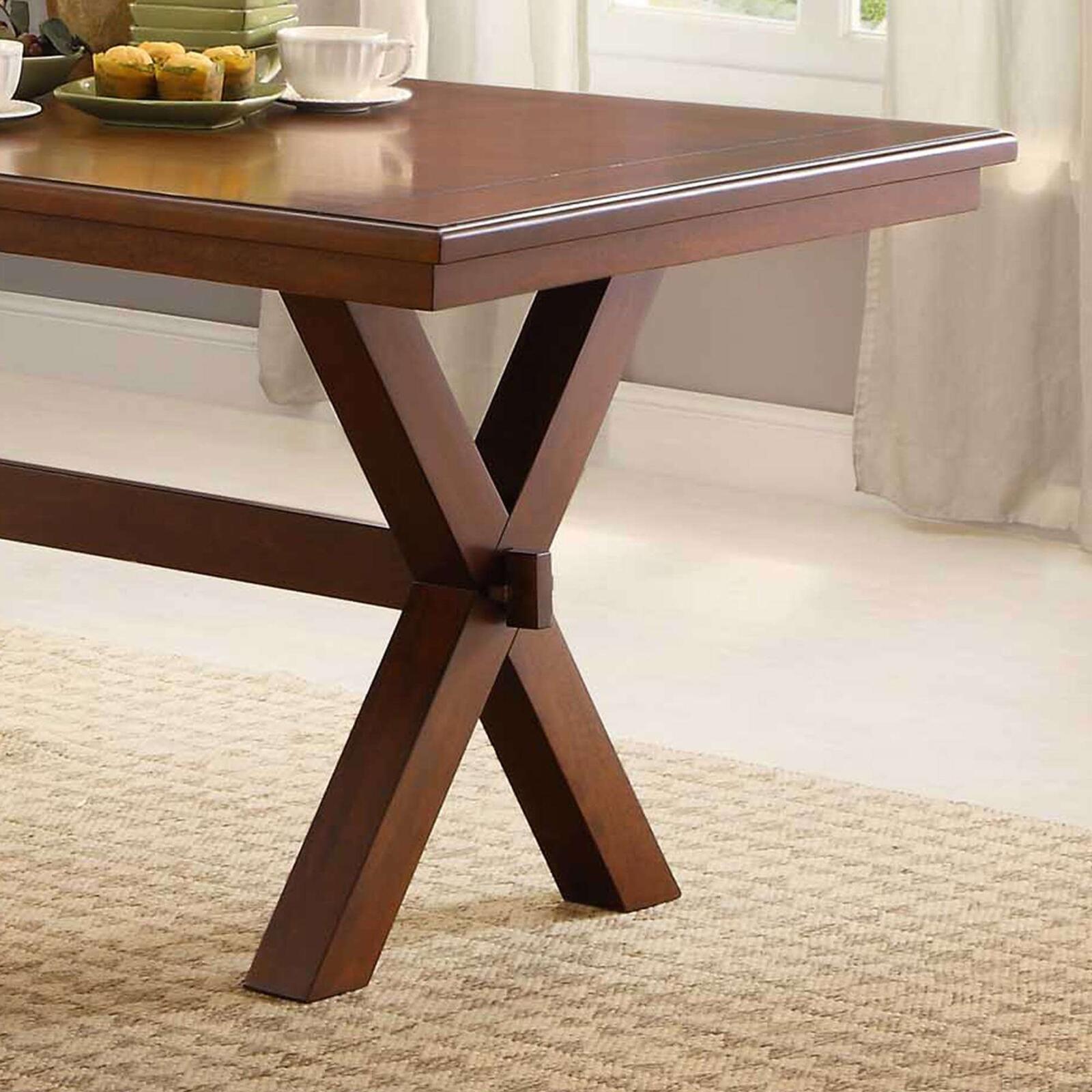Better Homes and Gardens Maddox Crossing Dining Table, Brown - PDX Furnish