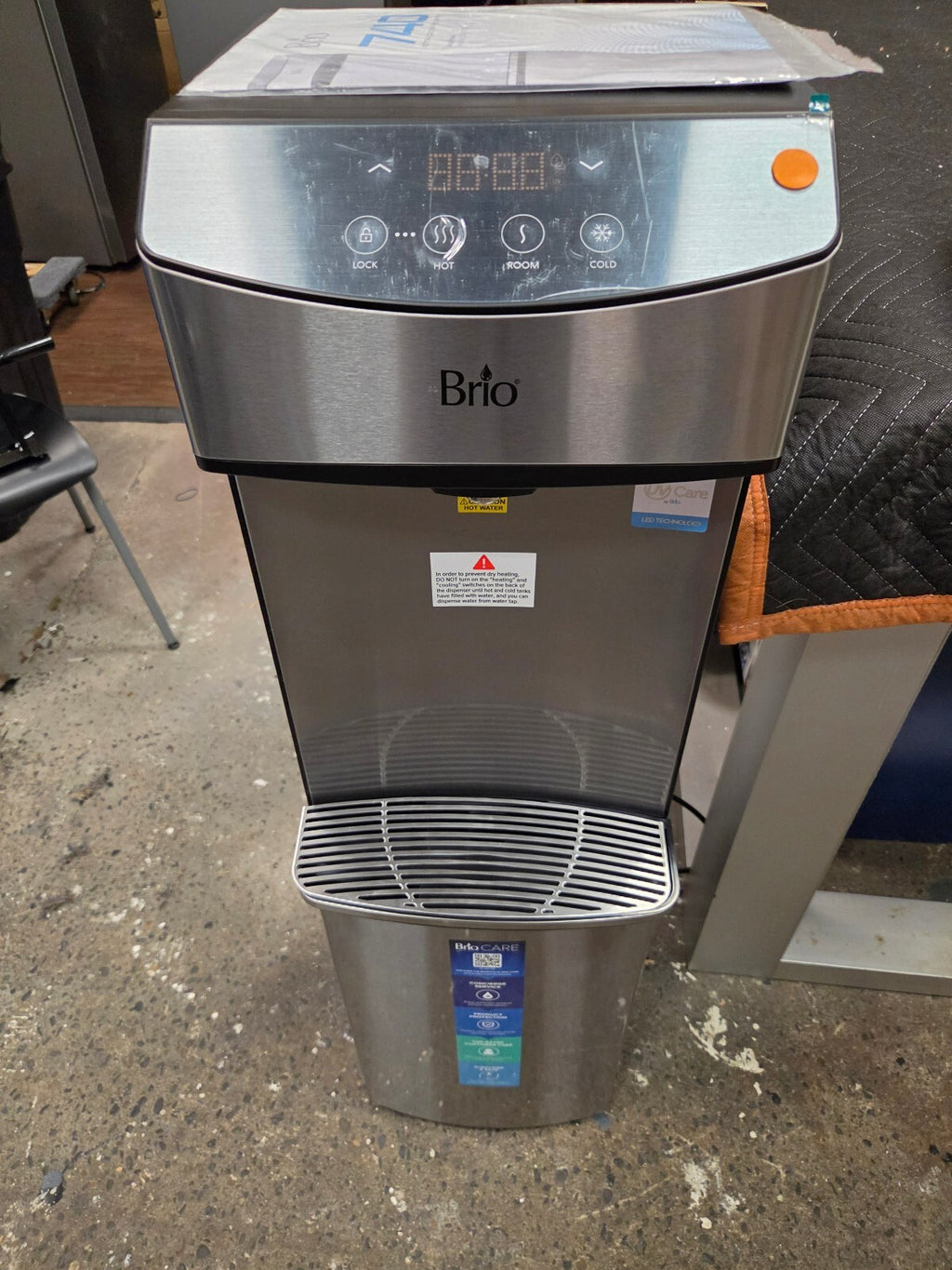 Brio 740 Series Self-Cleaning Bottom-Load Tri-Temperature Water Cooler Dispenser