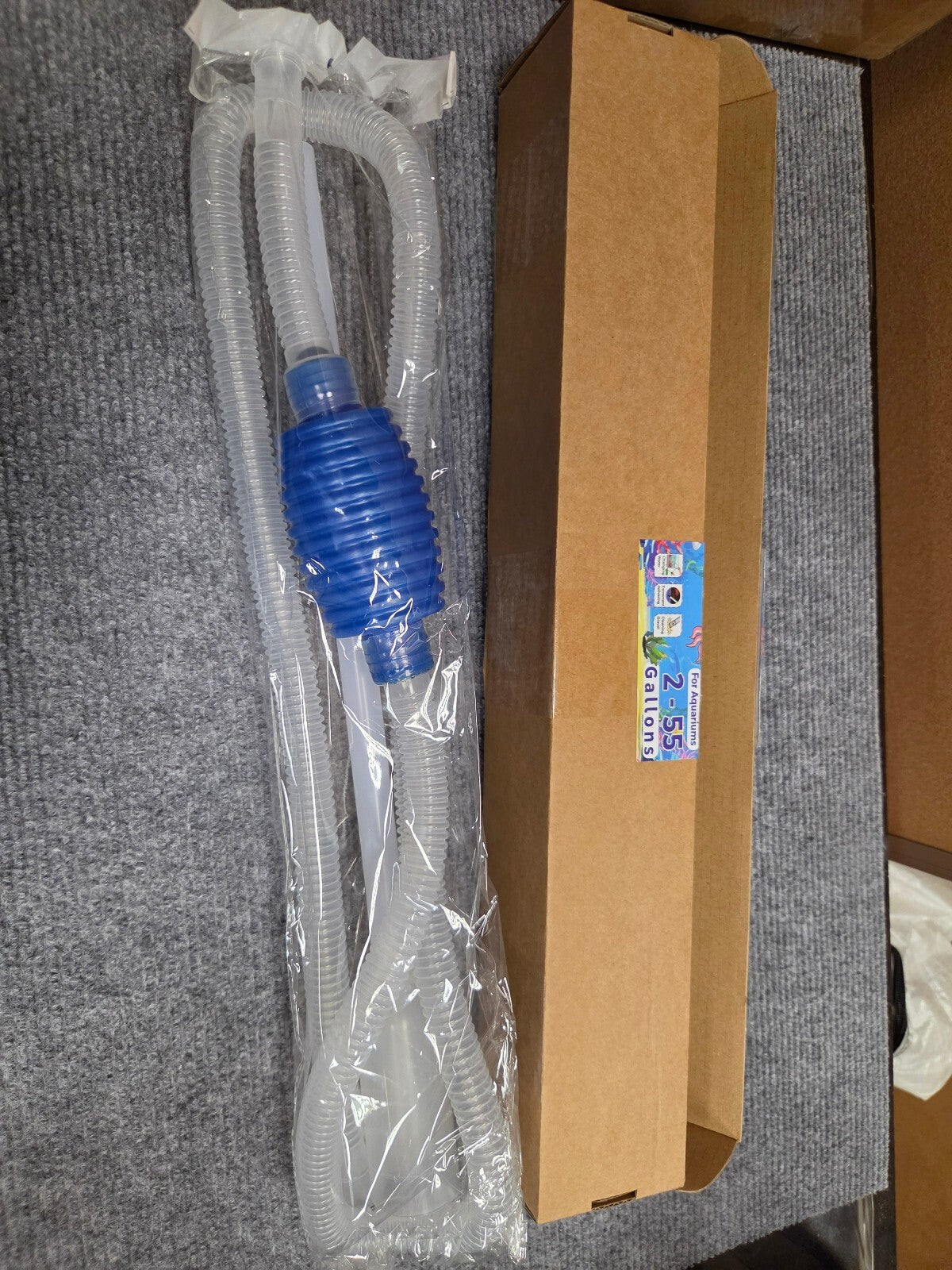 Aquarium Gravel Cleaner & Water Changer Siphon Pump Kit (2–55 Gallon) NEW