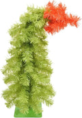 4 Ft Whimsical Bent Top Christmas Tree – Grinch Style Lime Green & Red (NEW)