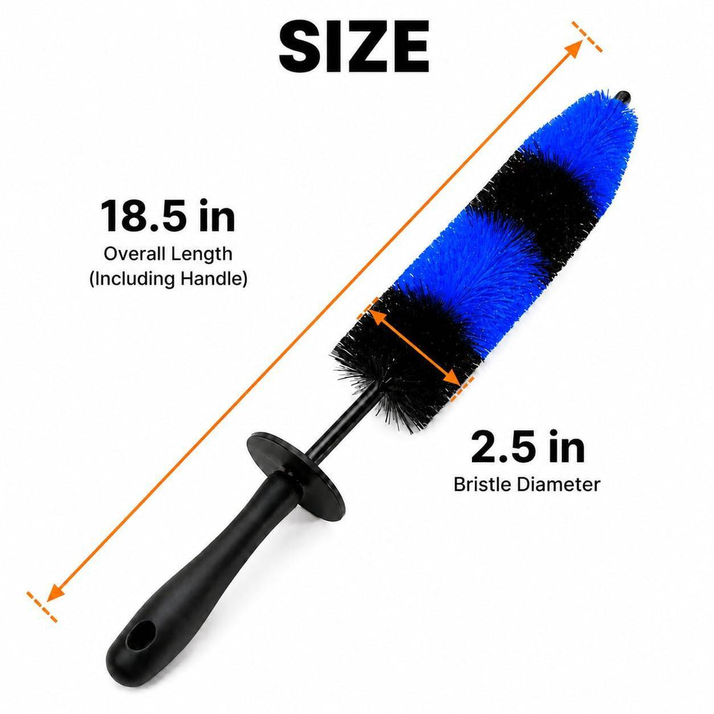 Kirovalis Wheel & Tire Brush, 18“ Soft Bristle