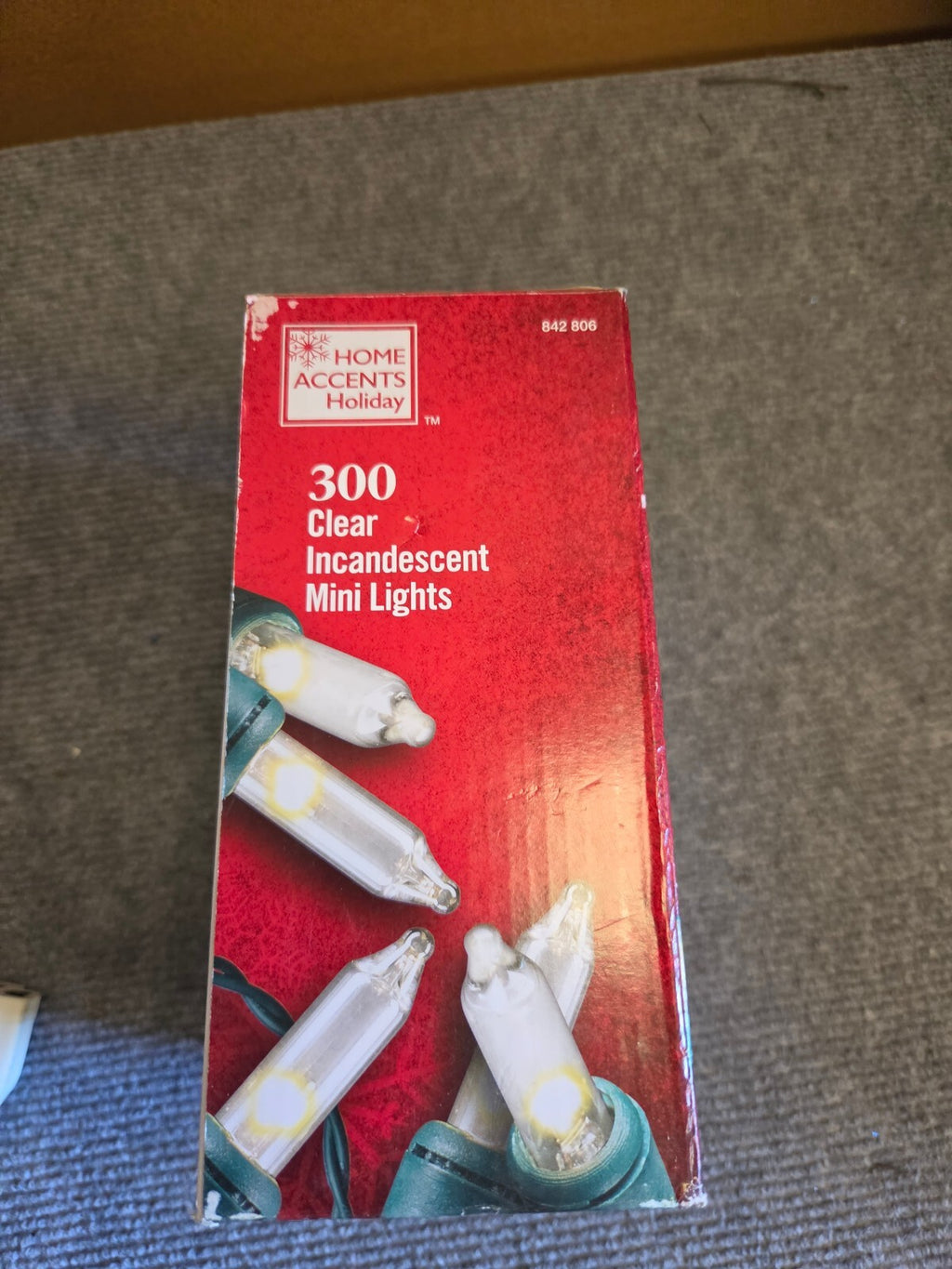 Christmas Lights - 300 lights, almost 68' long, Like New