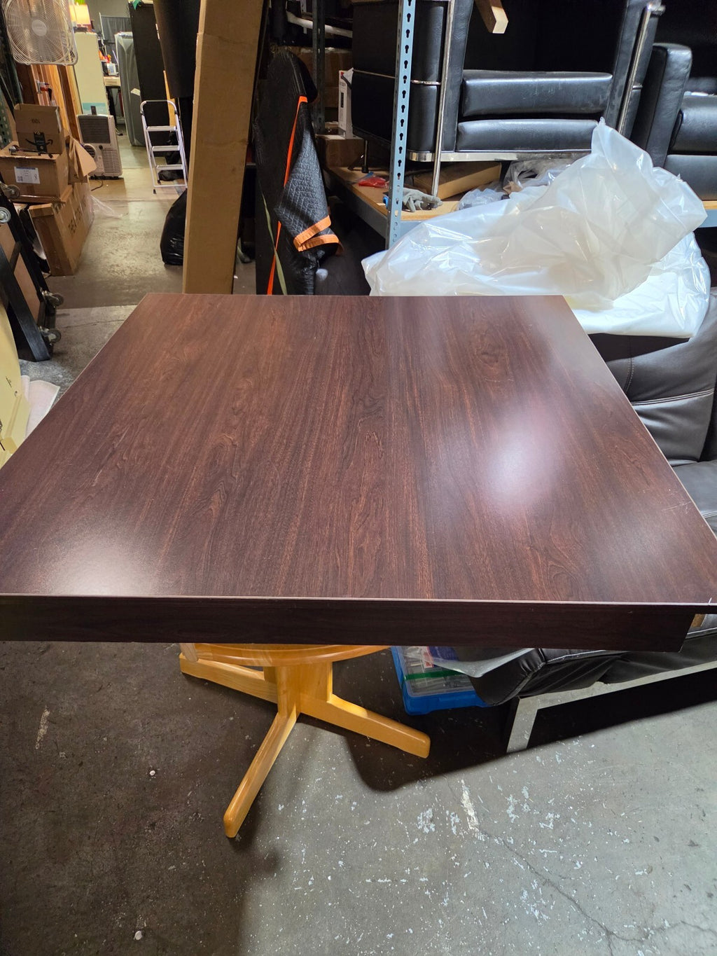 42" square table