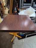 42" square table