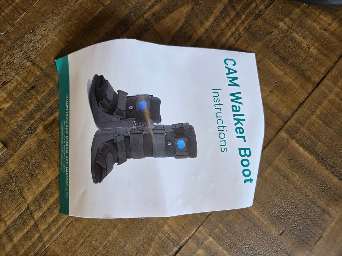 Pneumatic Air CAM Walker Fracture Boot (Short / Low-Top, Size Medium, Universal Left/Right)