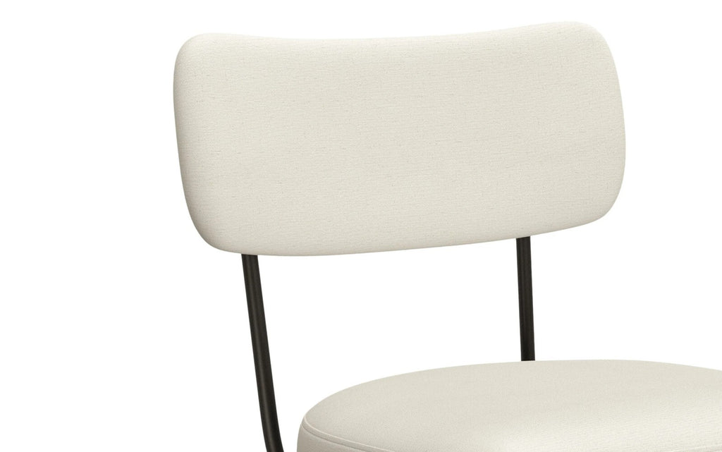 Simpli Home Giselle 29" Swivel Bar Stool Set of 2 – Light Grey/Black (NEW)