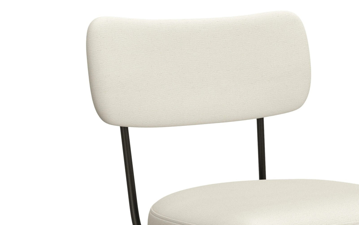 Simpli Home Giselle 29" Swivel Bar Stool Set of 2 – Light Grey/Black (NEW)