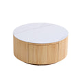 Scandi Round Sintered Stone Coffee Table, BRAND NEW!