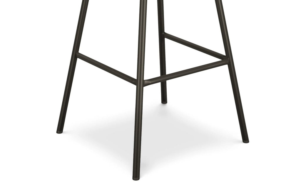 Simpli Home Giselle 29" Swivel Bar Stool Set of 2 – Light Grey/Black (NEW)