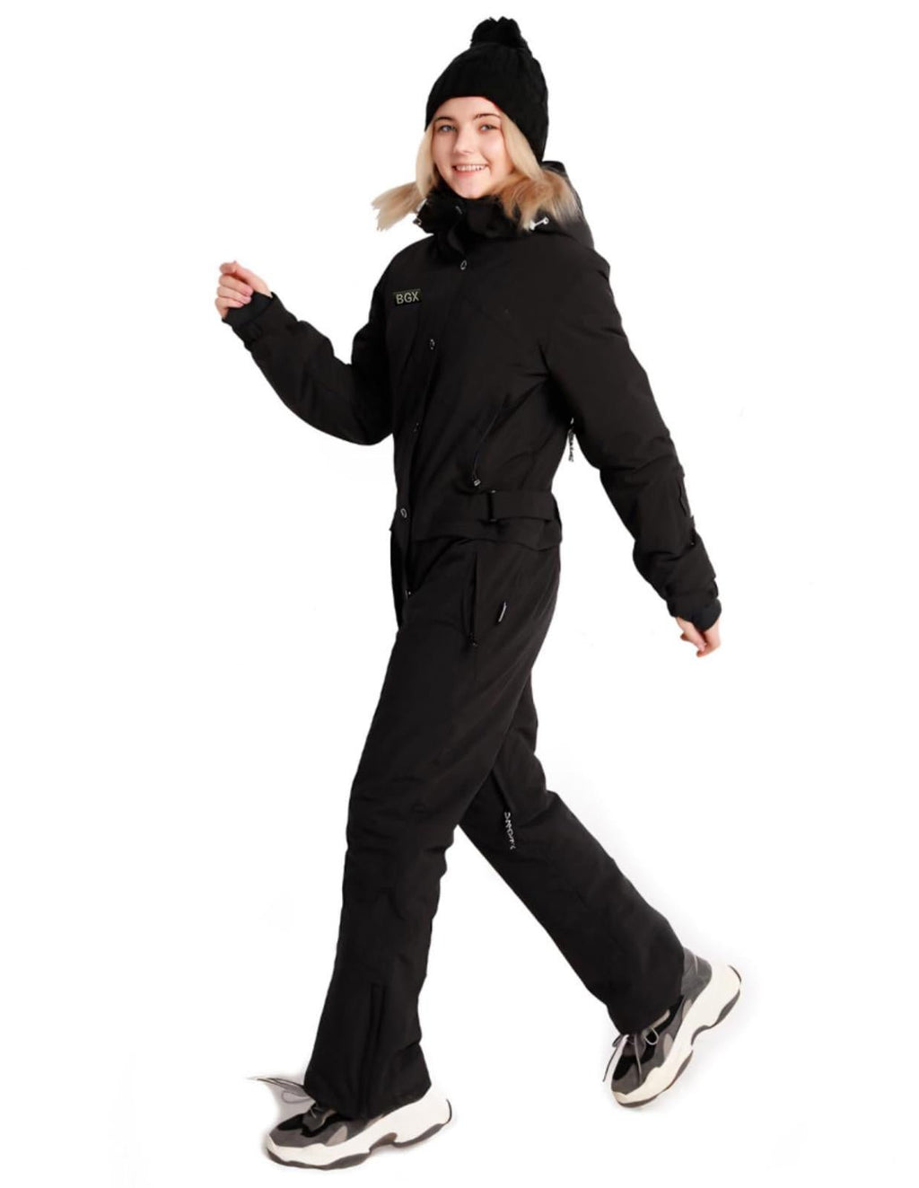 Bluemagic Womens Snowsuit, One Piece, Black, XL - PDX Furnish