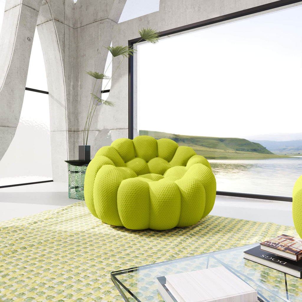 Bubble Armless Sofa | Supportive Comfort | Single Seat - PDX Furnish