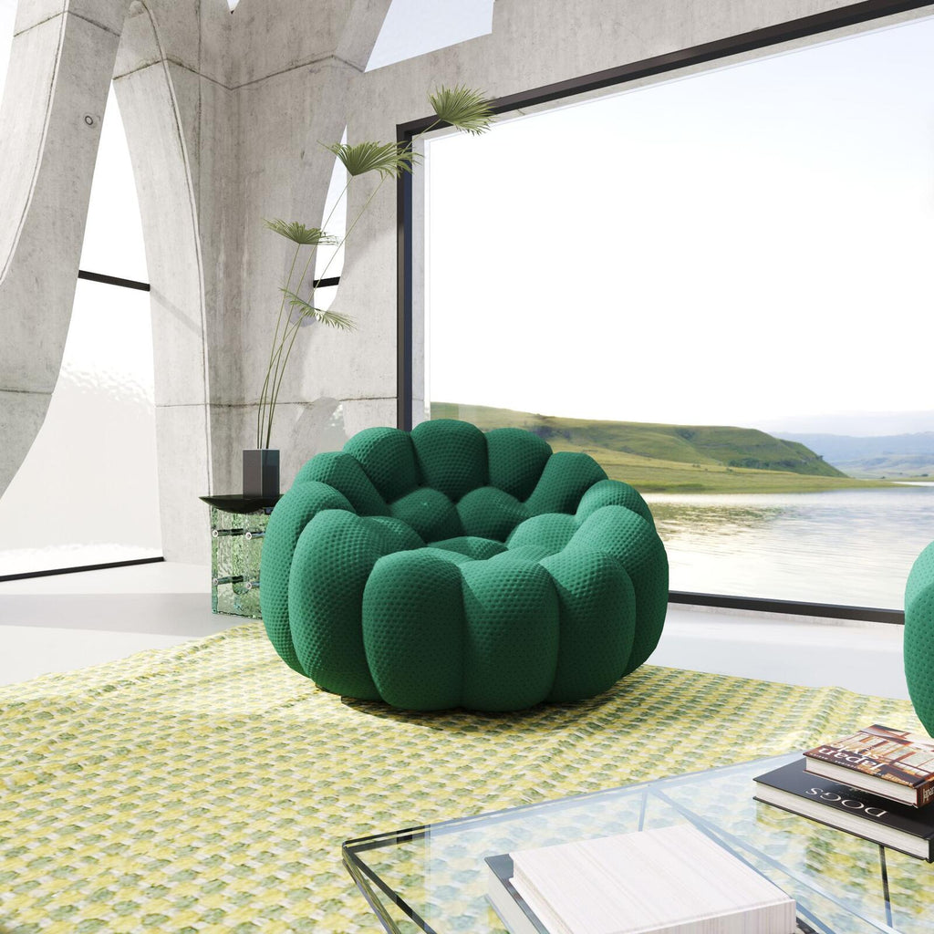 Bubble Armless Sofa | Supportive Comfort | Single Seat - PDX Furnish