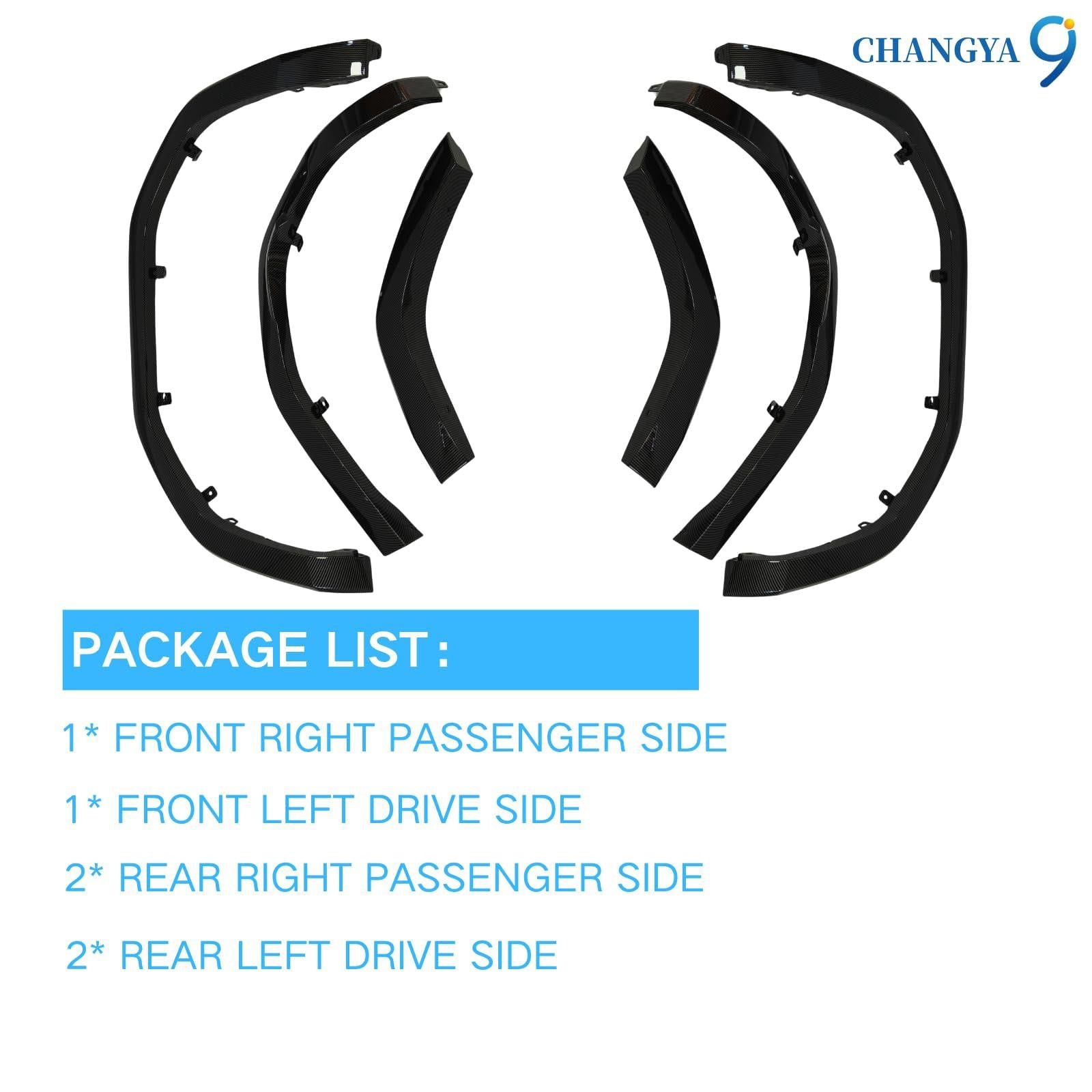 Carbon Fiber Wheel Arch 2024 - 2025 Toyota Land Cruiser Prado LC250, PD24F10 - S - PDX Furnish