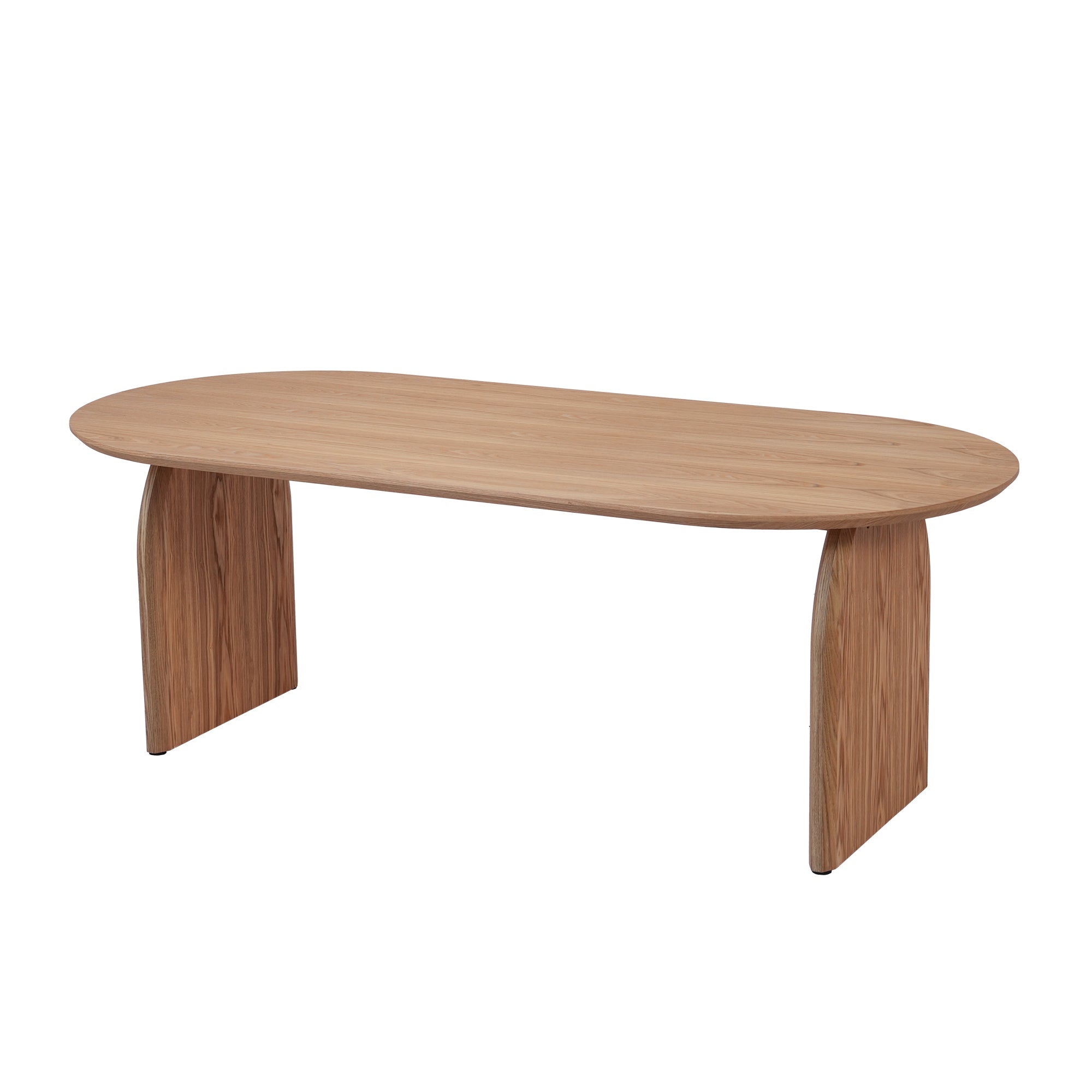 Curved Leg Oval Dining Table, Solid Wood, Brand NEW! - PDX Furnish