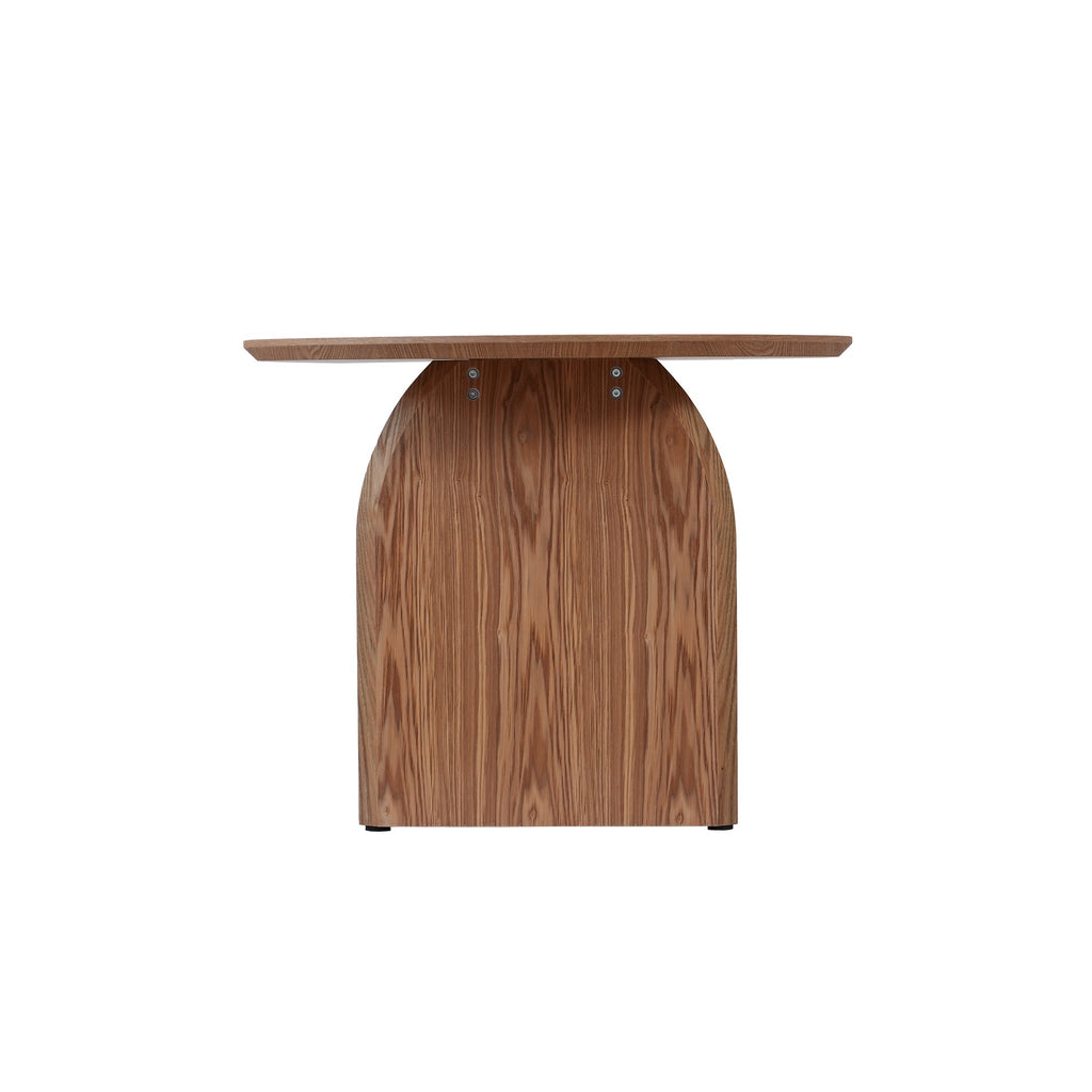 Curved Leg Oval Dining Table, Solid Wood, Brand NEW! - PDX Furnish
