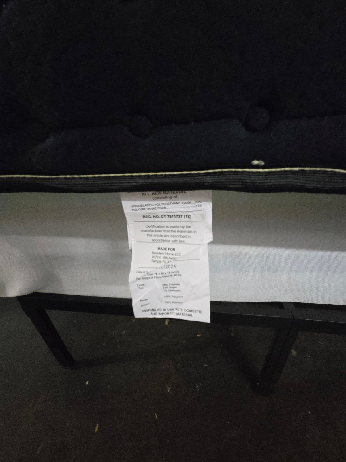 Dreamcloud Premier Memory Foam mattress, King, Like New Condition - PDX Furnish