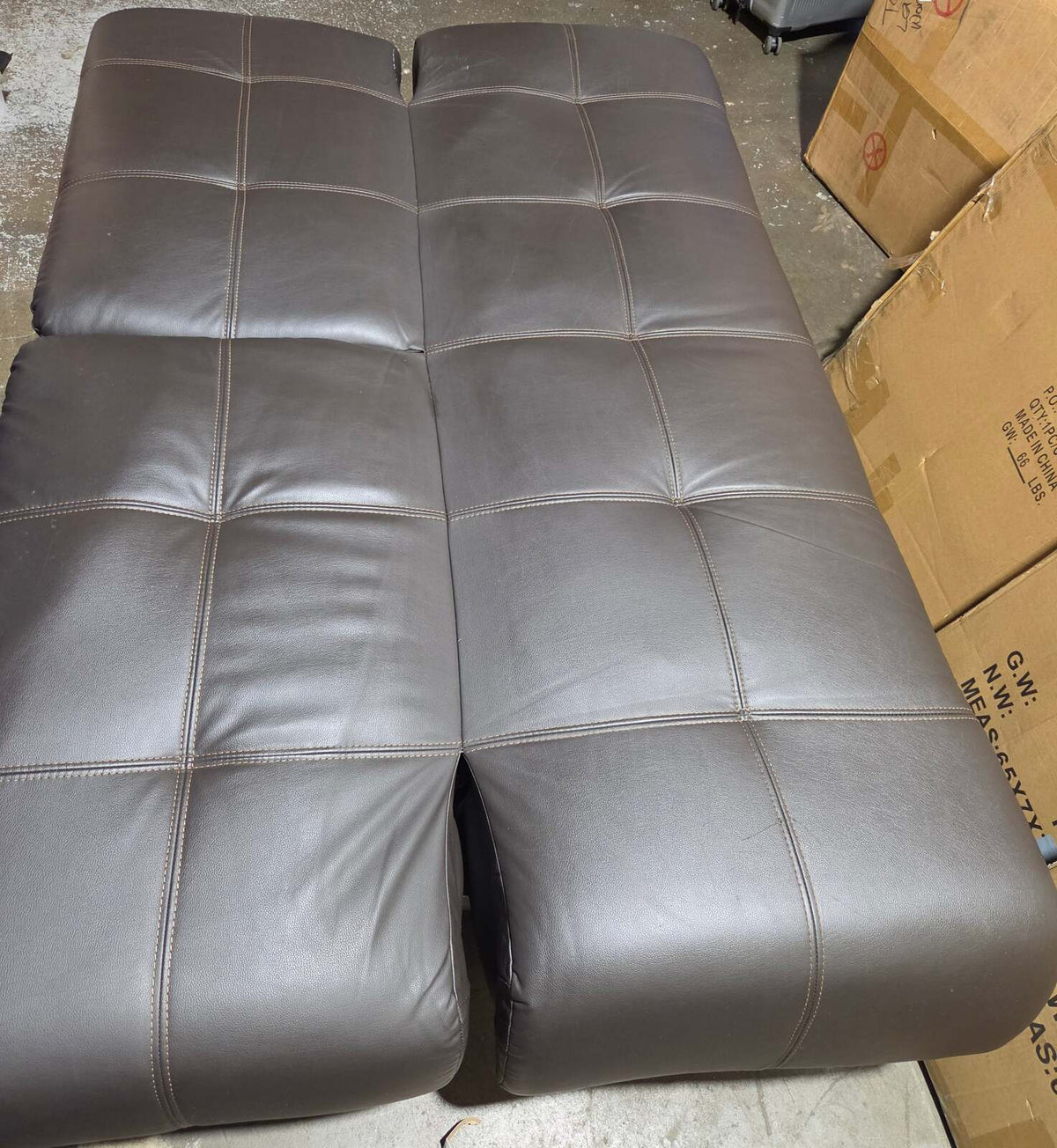 Relaxalounger Loveseat, Gray