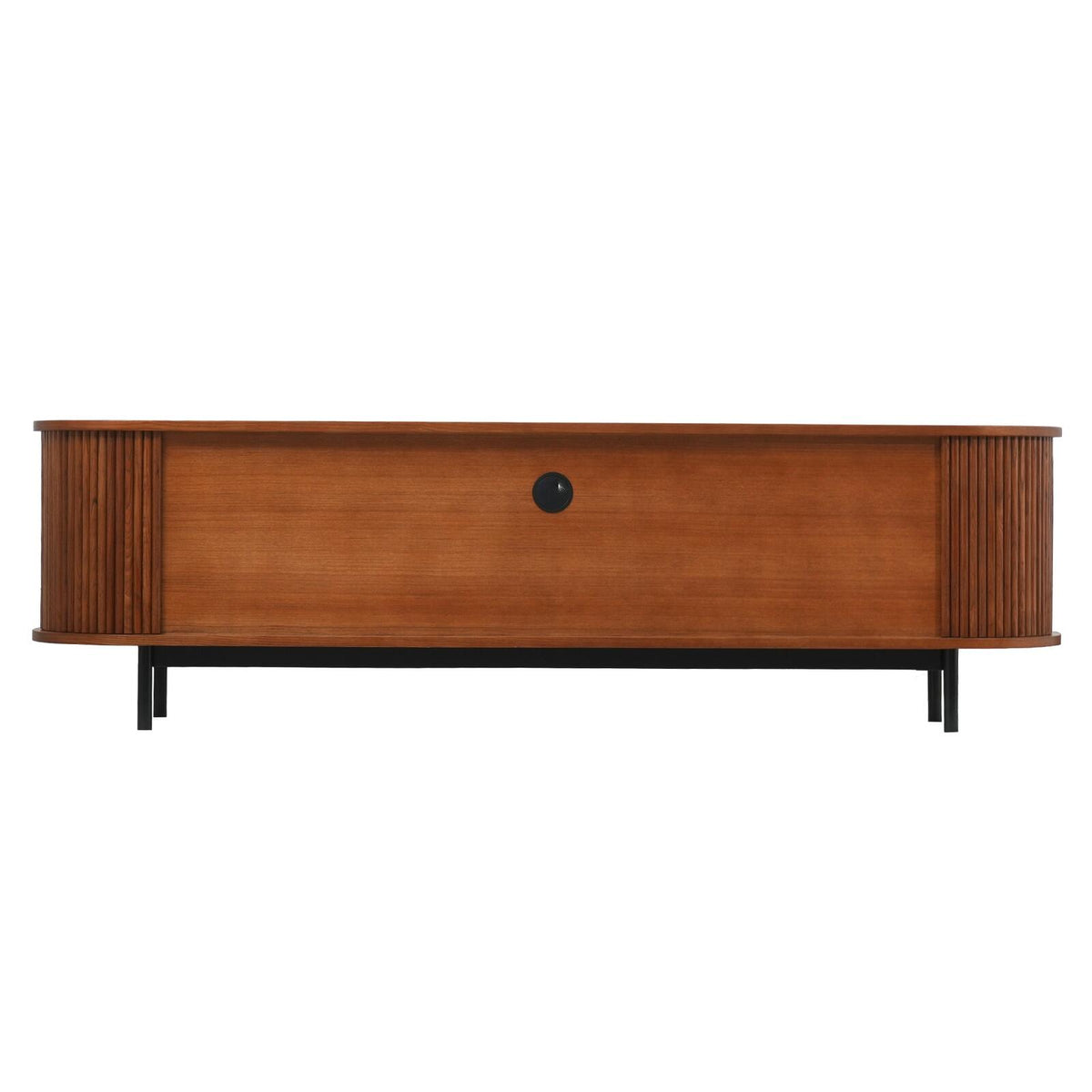 Linear Wood TV Stand