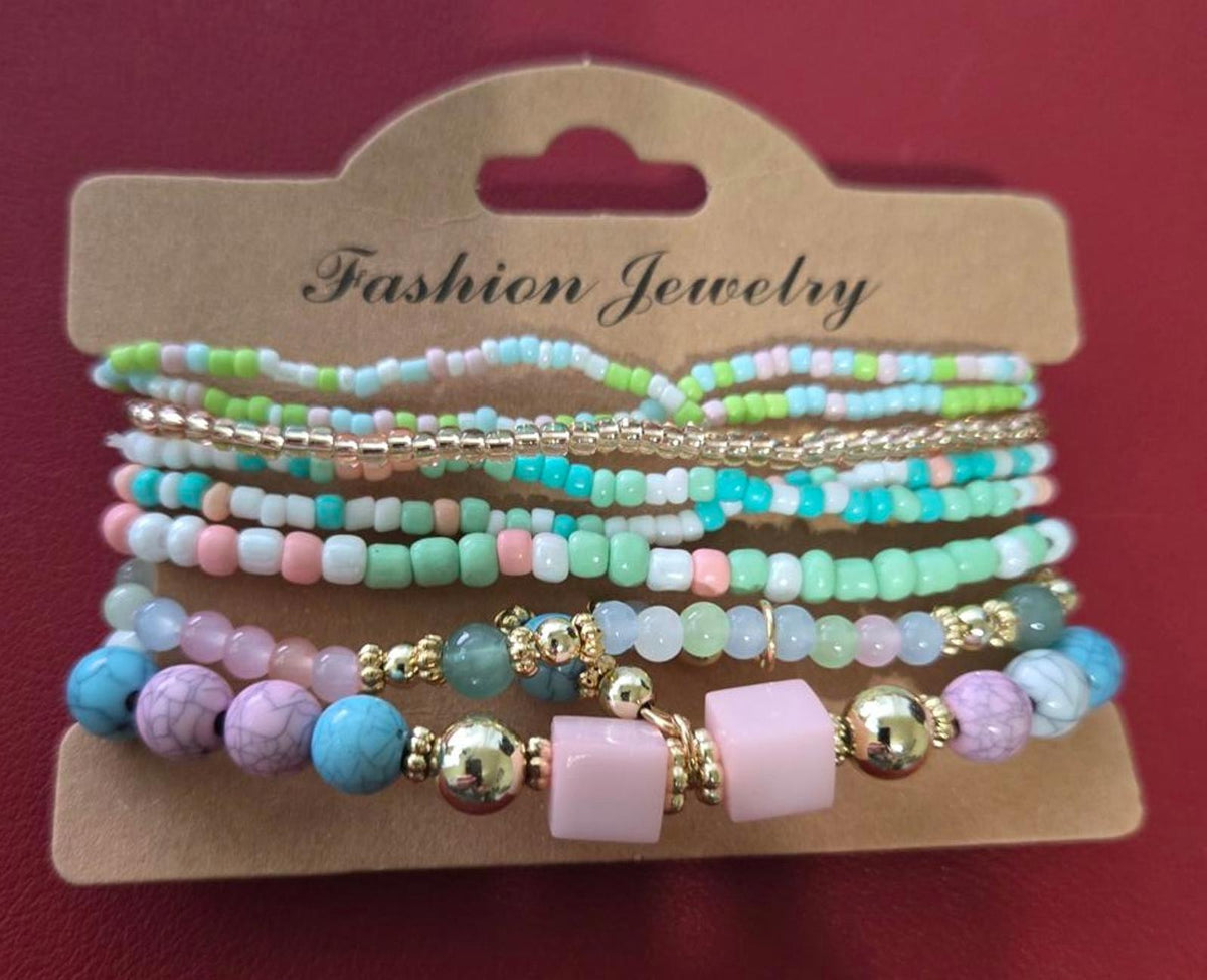 Beaded Bracelets for Women,Bohemian Stackable Style