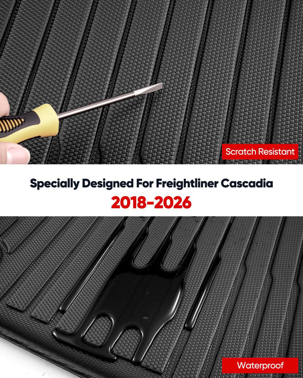 Floor Mats for Freightliner Cascadia 2018 - 2026 - PDX Furnish