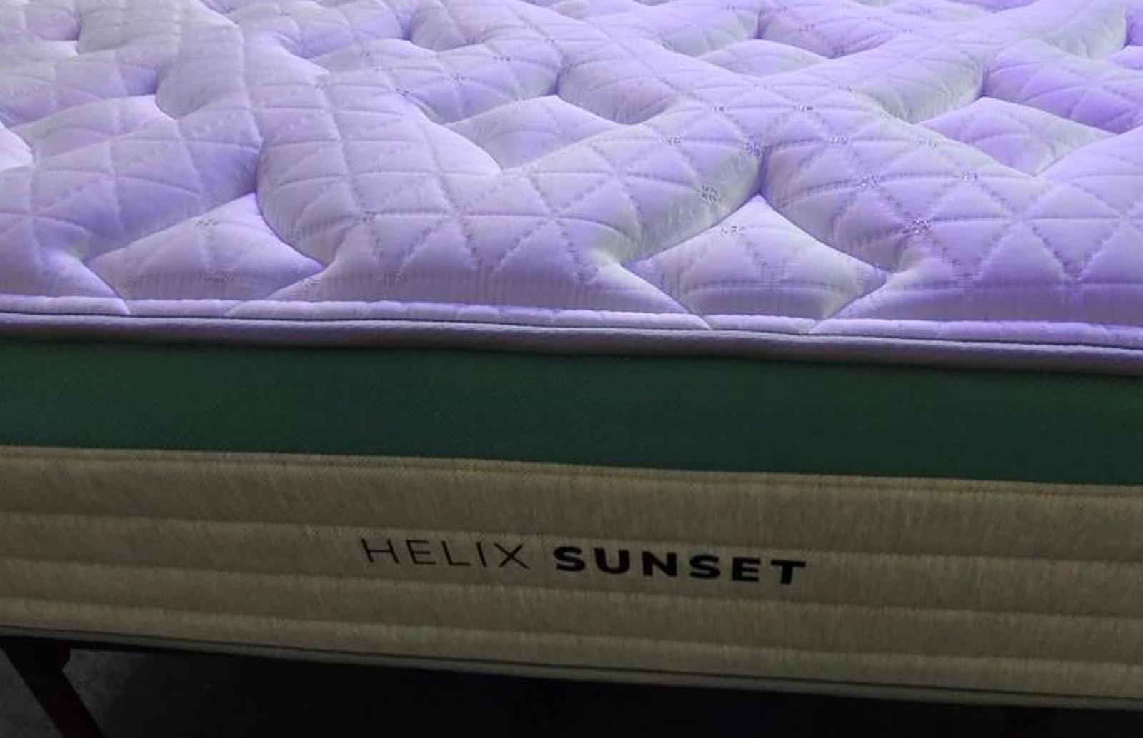 Helix Sunset King Mattress, Plush, Like New Condition - PDX Furnish