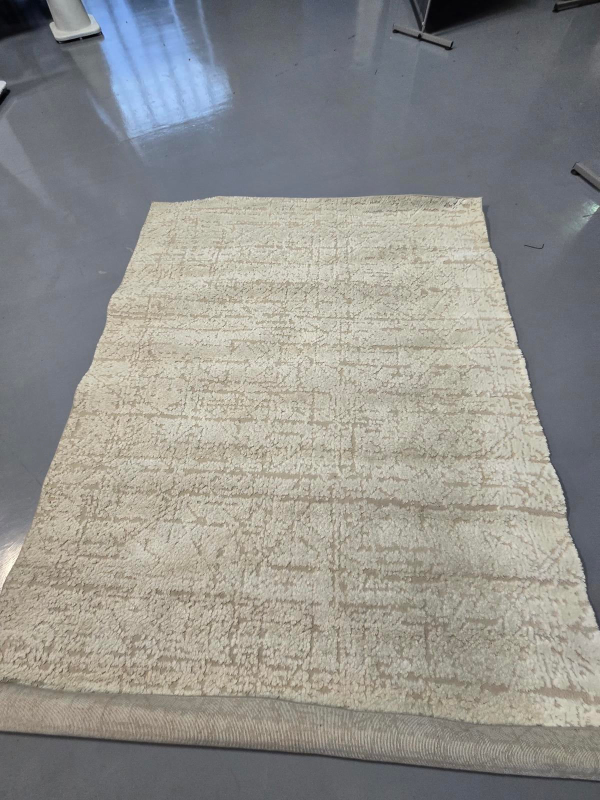 Icon 5x7 Beige Area Rug, Like New Condition - PDX Furnish