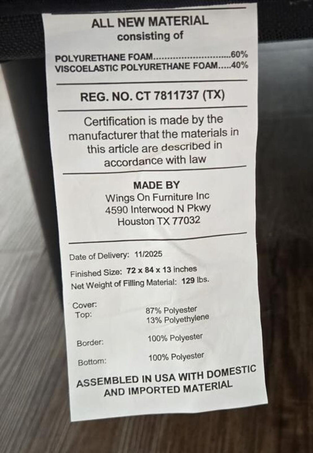Nectar Premier Hybrid Cal King mattress, Like New Condition - PDX Furnish