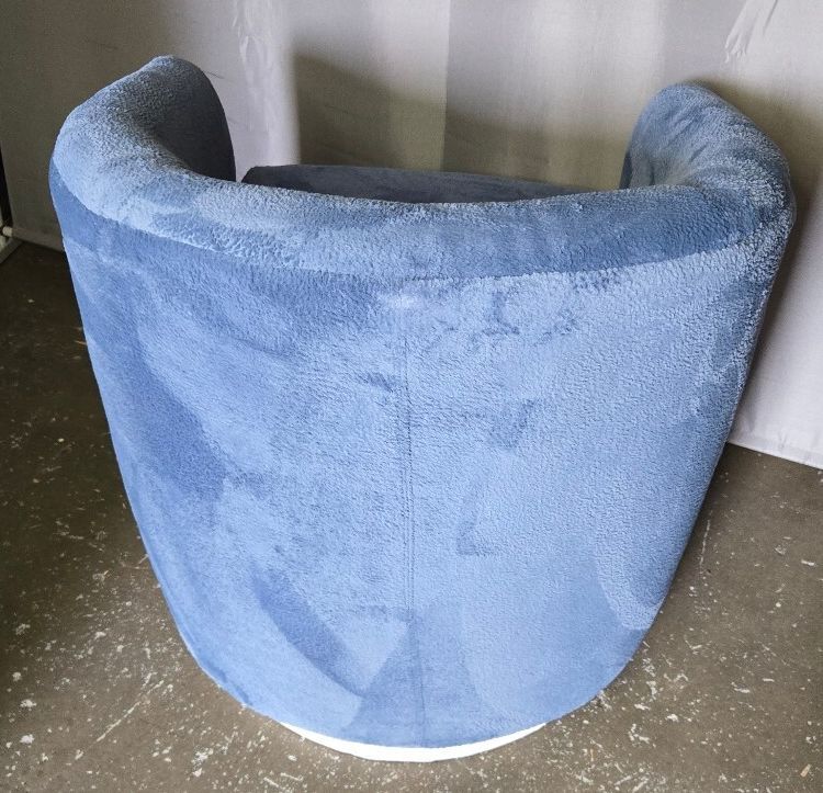 Odessa Barrel Style Armchair w/ reversible cushion, Like New - PDX Furnish