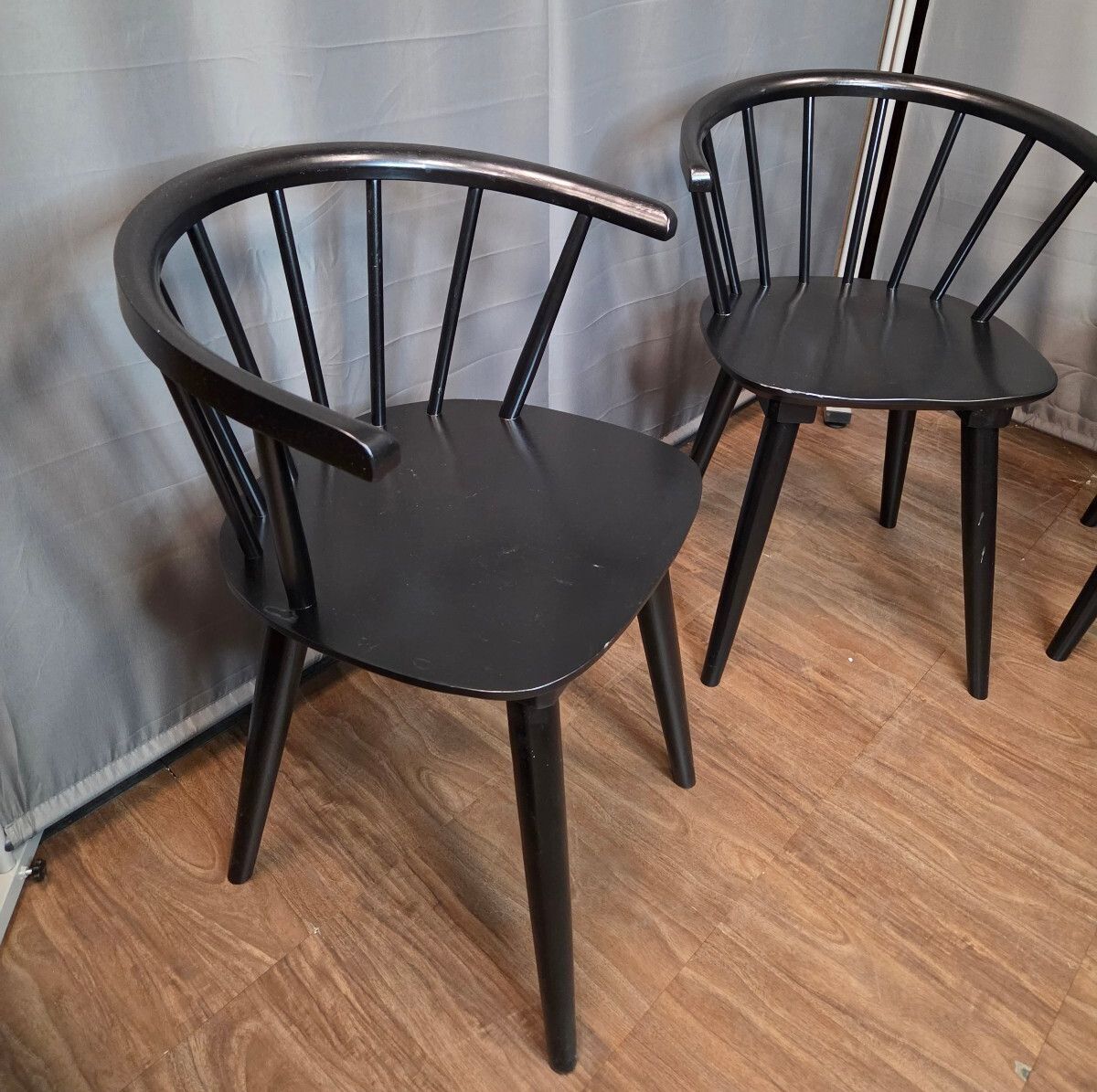 DUHOME Wooden Black Dining Chairs Set of 4, Brand New, Assembled
