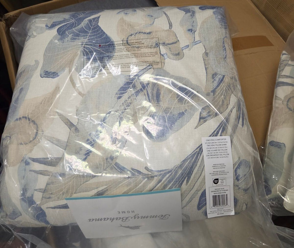 Tommy Bahama King Comforter Set with Decorative Pillows